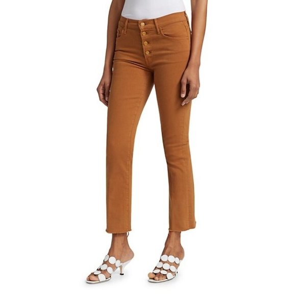 MOTHER The Pixi Insider Ankle Fray Jeans - Picture 2 of 9